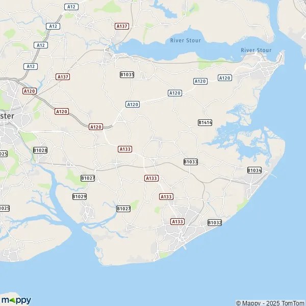 Map Manningtree map of Manningtree (CO11 1) and practical information